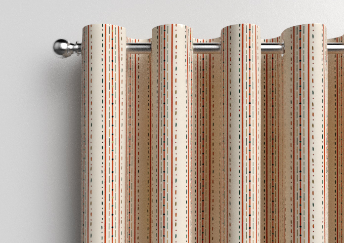 May Day, Stripe Spice - Made to Measure Curtains - Image 12